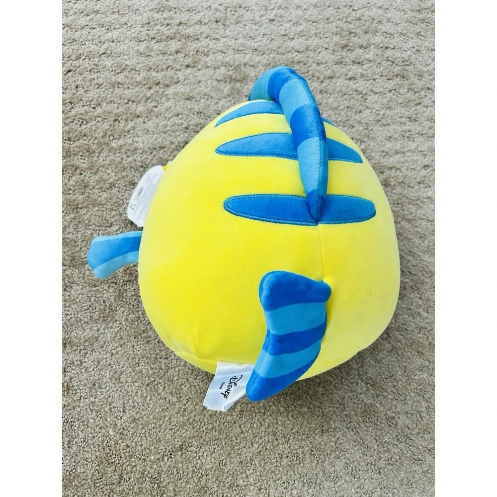 NWT Squishmallows 10 - Disney FLOUNDER Plush Little Mermaid‎ Stuffed Animal
